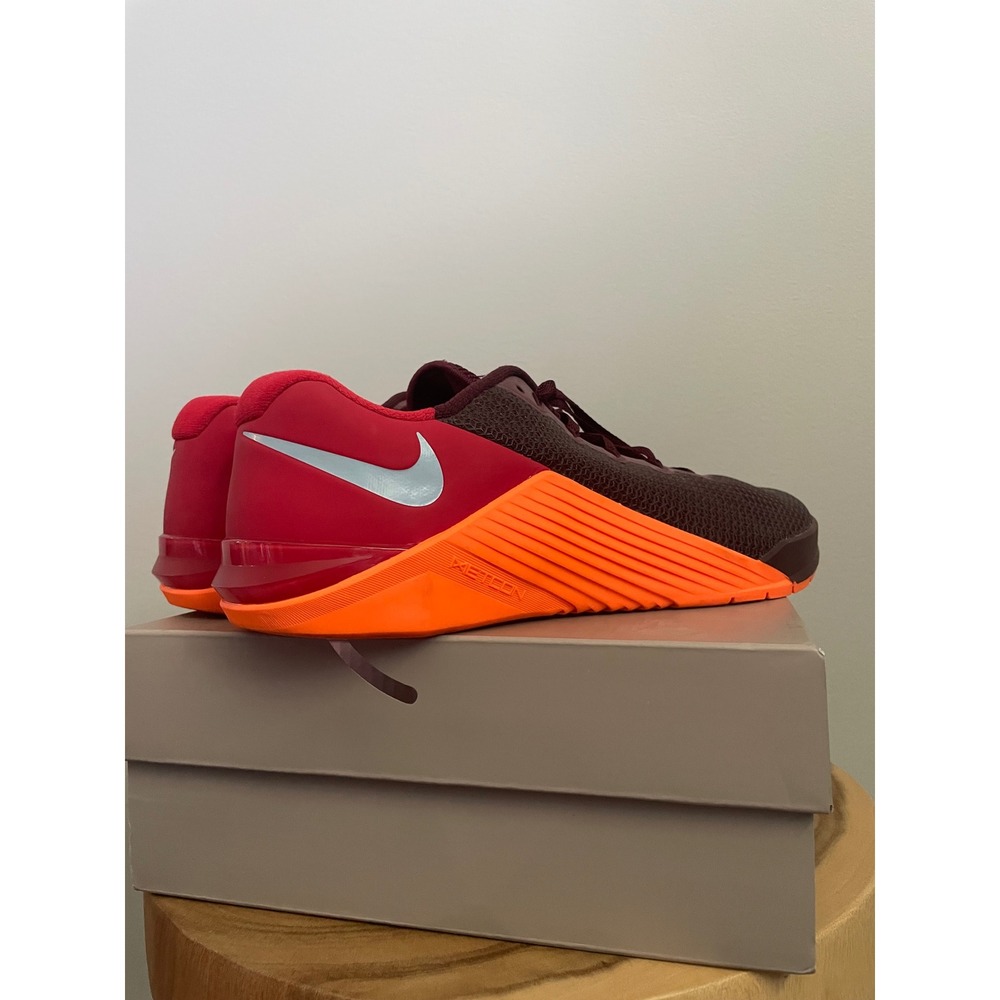 Nike Metcon 5 Maroon Red Orange Size Men's 11.5 EUC - Picture 8 of 16